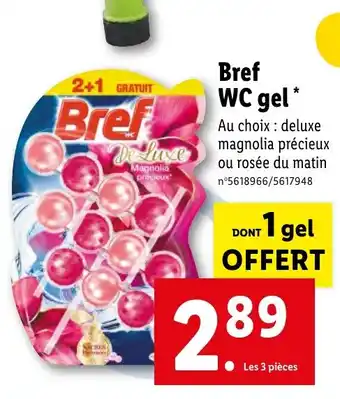 Lidl Bref WC gel* offre