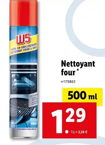 Lidl Nettoyant four* offre