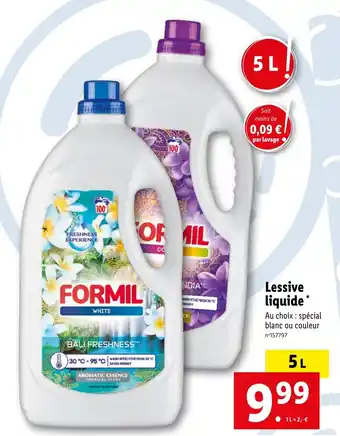 Lidl Lessive liquide* offre