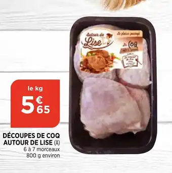 Découpes de Coq Autour de Lise