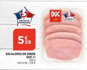 Bi1 Escalopes de Dinde offre