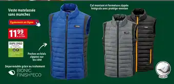 Lidl Veste matelassée sans manches offre