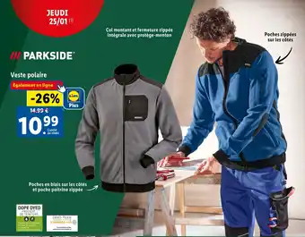 Lidl Veste polaire offre