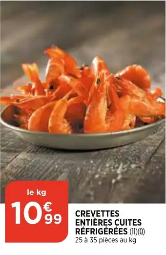 Bi1 Crevettes Entières Cuites offre