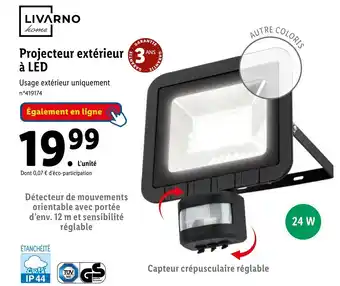 Lidl Projecteur extérieur à LED offre