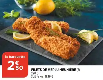 Bi1 Filets de Merlu Meunière offre