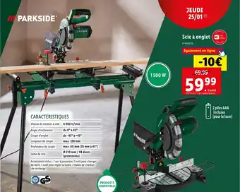 Lidl Scie à onglet (3 offre