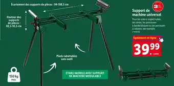 Lidl Support de machine universel offre