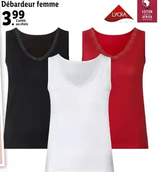 Lidl Débardeur femme offre