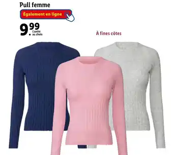 Lidl Pull femme offre