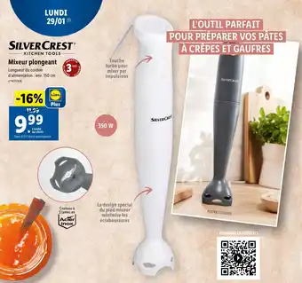 Lidl Mixeur plongeant offre
