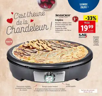 Lidl Crêpière offre