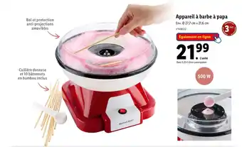 Lidl Appareil à barbe à papa offre
