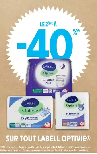 Intermarché SUR TOUT LABELL OPTIVIEⓇ offre