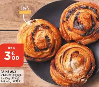 Bi1 Pains Aux Raisins offre