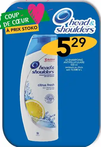 Stokomani Head & shoulders le shampoing antipelliculaire offre