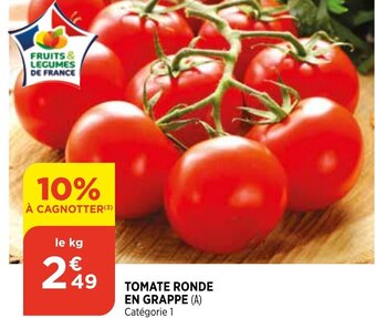 Bi1 Tomate Ronde En Grappe offre