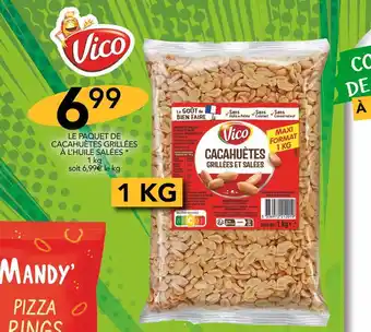 Stokomani Vico le paquet de cacahuètes grillées à l’huile salées offre