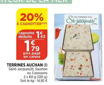 Terrines Auchan