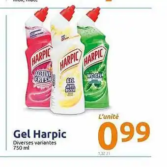 Action Gel Harpic offre
