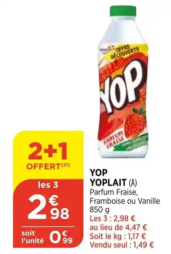 Bi1 Yop Yoplait offre