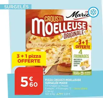 Bi1 Pizza Crousti Moelleuse Surgelée Marie offre