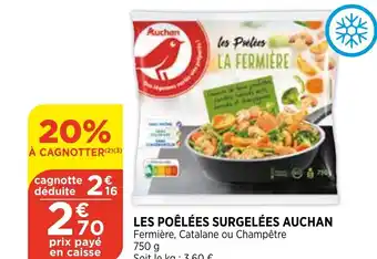Bi1 Les Poêlées Surgelées Auchan offre