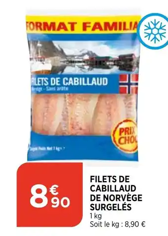 Bi1 Filets de Cabillaud de Norvège offre