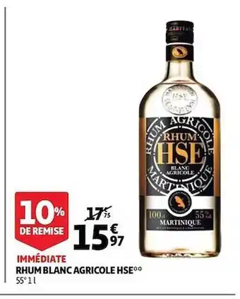 Auchan Rhum Blanc Agricole Hse offre