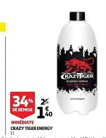 Auchan Crazy Tiger Energy offre