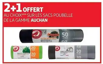 Auchan Les Sacs Poubelle De La Gamme Auchan offre