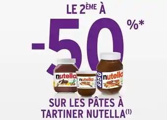 Nutella bon plan sur les pâtes à tartiner nutella