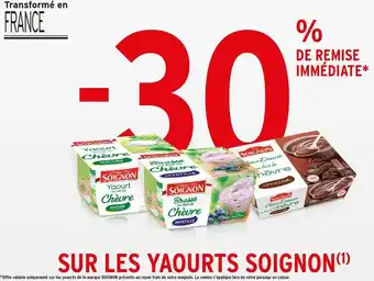 Intermarché Soignon bon plan sur les yaourts soignon offre