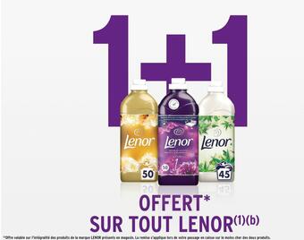 Lenor bon plan sur tout lenor