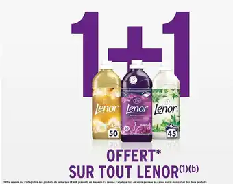Intermarché Lenor bon plan sur tout lenor offre