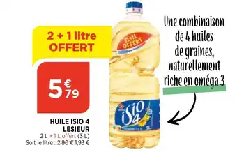 Bi1 Huile Isio 4 Lesieur offre