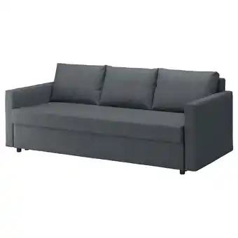 Friheten canapé 3 places convertible, hyllie gris foncé