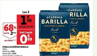 Auchan Fusilli Académia Barilla offre