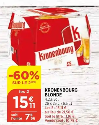 Bi1 Kronenbourg Blonde offre