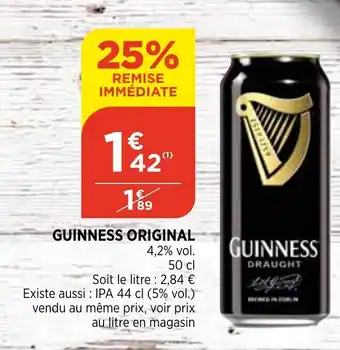 Bi1 Guinness Original offre