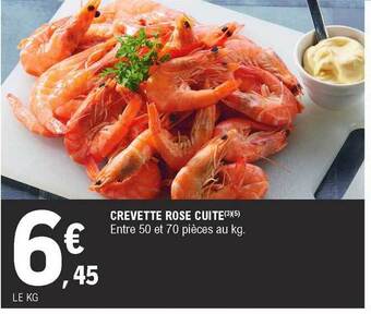 E.Leclerc Crevette Rose Cuite offre