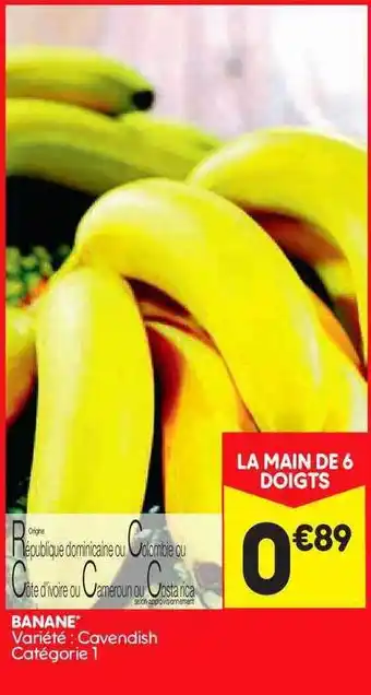 Leader Price Banane offre