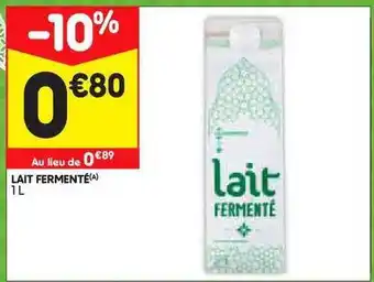 Leader Price Lait Fermenté offre