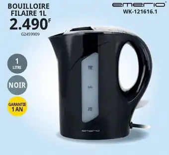 BOUILLOIRE FILAIRE 1L
