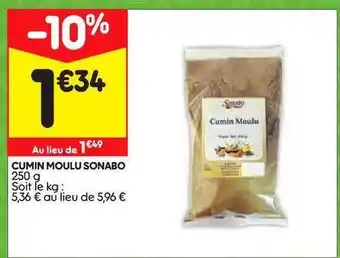 Cumin Moulu Sonabo