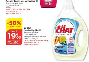 Maximarché Le Chat Lessive liquide (14) offre
