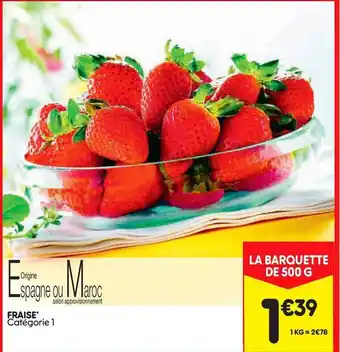 Leader Price Fraise offre