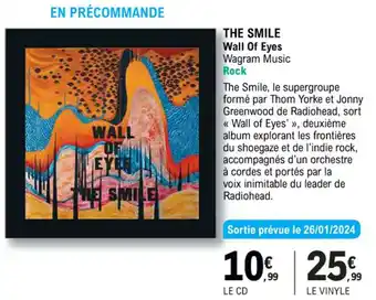 THE SMILE Wall Of Eyes Wagram Music Rock
