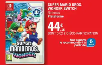SUPER MARIO BROS. WONDER SWITCH