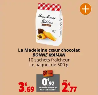 Coccinelle Express La Madeleine cœur chocolat BONNE MAMAN offre
